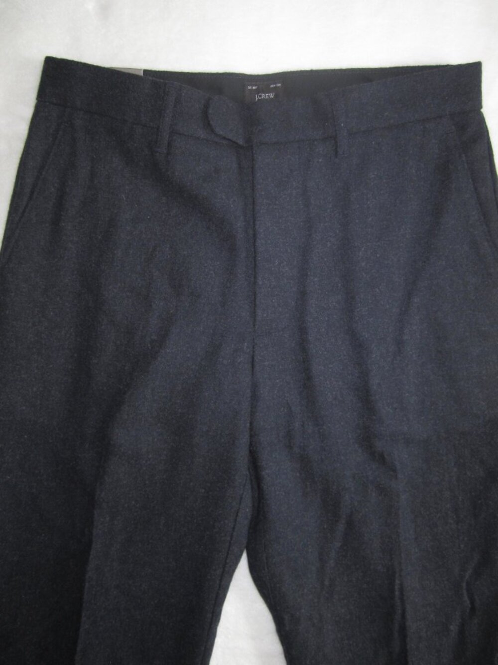 NWT J CREW Classic Creased Trouser Pants Japanese Wool Blend Style CF636 30 x 32 - Picture 2 of 7